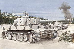 Available To Order – Tiger I Initial Production s.Pz.Abt.502 Leningrad Region 1942/43 1:35 Dragon Model (DRA 6600)