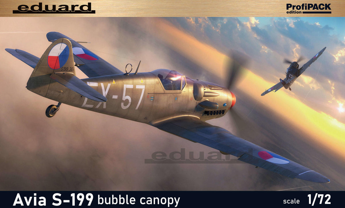 Avia S-199 Bubble Canopy 1:72 Eduard Kits Model