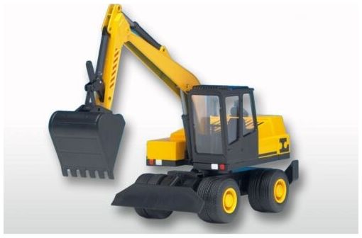 Wheel Excavator Yellow 1:25 Emek Model