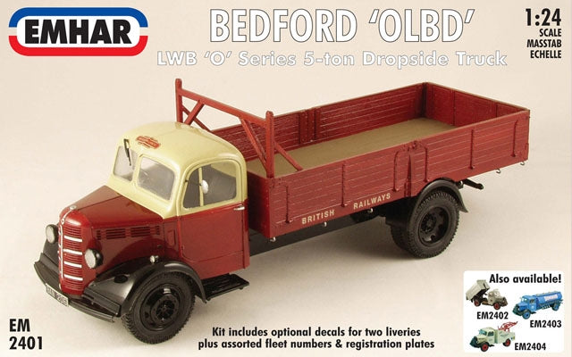 Available To Order – Bedford O Series LWB Dropside Truck 1:24 (EMH 2401)