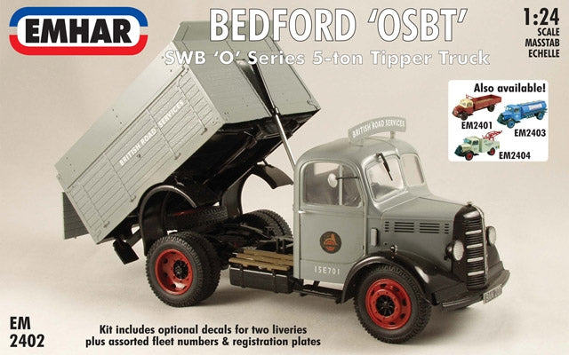 Bedford O Series SWB Tipper Truck 1:24 – diecast model