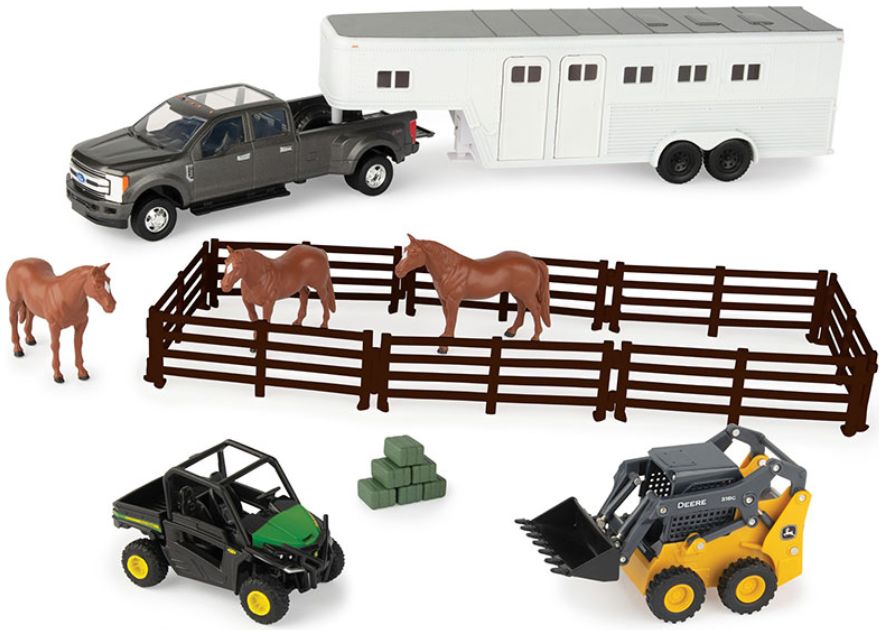 Available to Order – John Deere Hobby Set w/Skid Loader, Gator and Ford Pickup 1:32 (ERT 47247)
