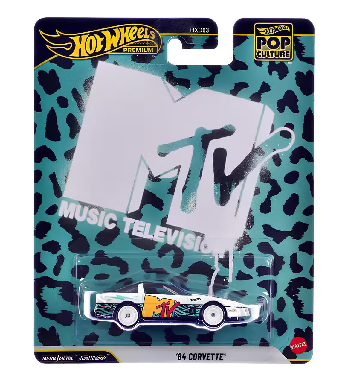 1:64 HOTWHEELS Pop Culture MTV - '84 Corvette JHW93