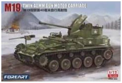 Available To Order – M19 Twin 40mm Gun Motor Carriage 1:72 Fore Hobby Model (FRT 2004)