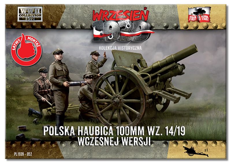Available to Order – POLISH 14/19 Howitzer 100mm 1939 1:72 (FTF 052)