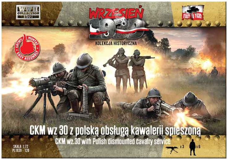Available to Order – CKM wz. 30 w/Polish Cavalry Service Dismounted 1:72 (FTF 120)