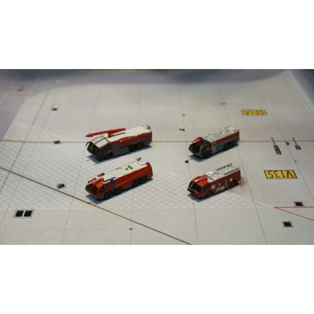 THIS ITEM IS AVAILABLE TO ORDER - 1:400 FANTASY WING FWDP-FT-4008 AIRPORT FIRE TRUCK SET NEW TOOLINGS