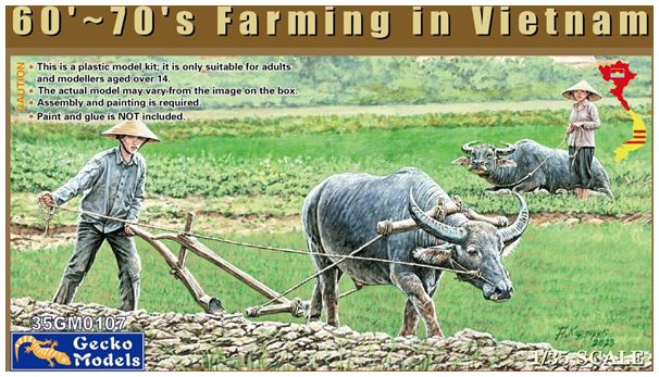 Available To Order – Farming in Vietnam 1960-1970s 1:35 Gecko Models (GEC 350107)