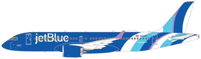 Airbus A220-300 JetBlue Airways N3241J 'Taming of the Blue' 1:200 – diecast model