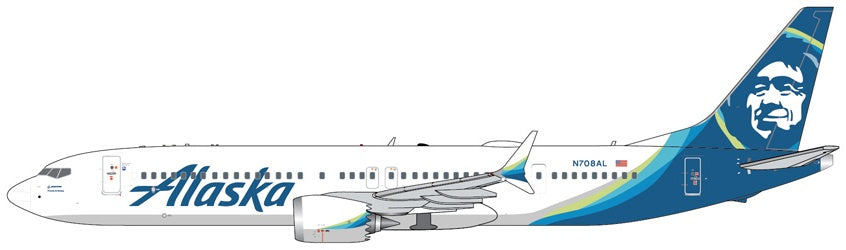 Available To Order – Boeing B737 MAX 9 Alaska Airlines N708AL 1:400 (GEM GJASA2393)