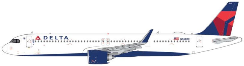 Airbus A321neo Delta Air Lines N502DX 1:400 – diecast model