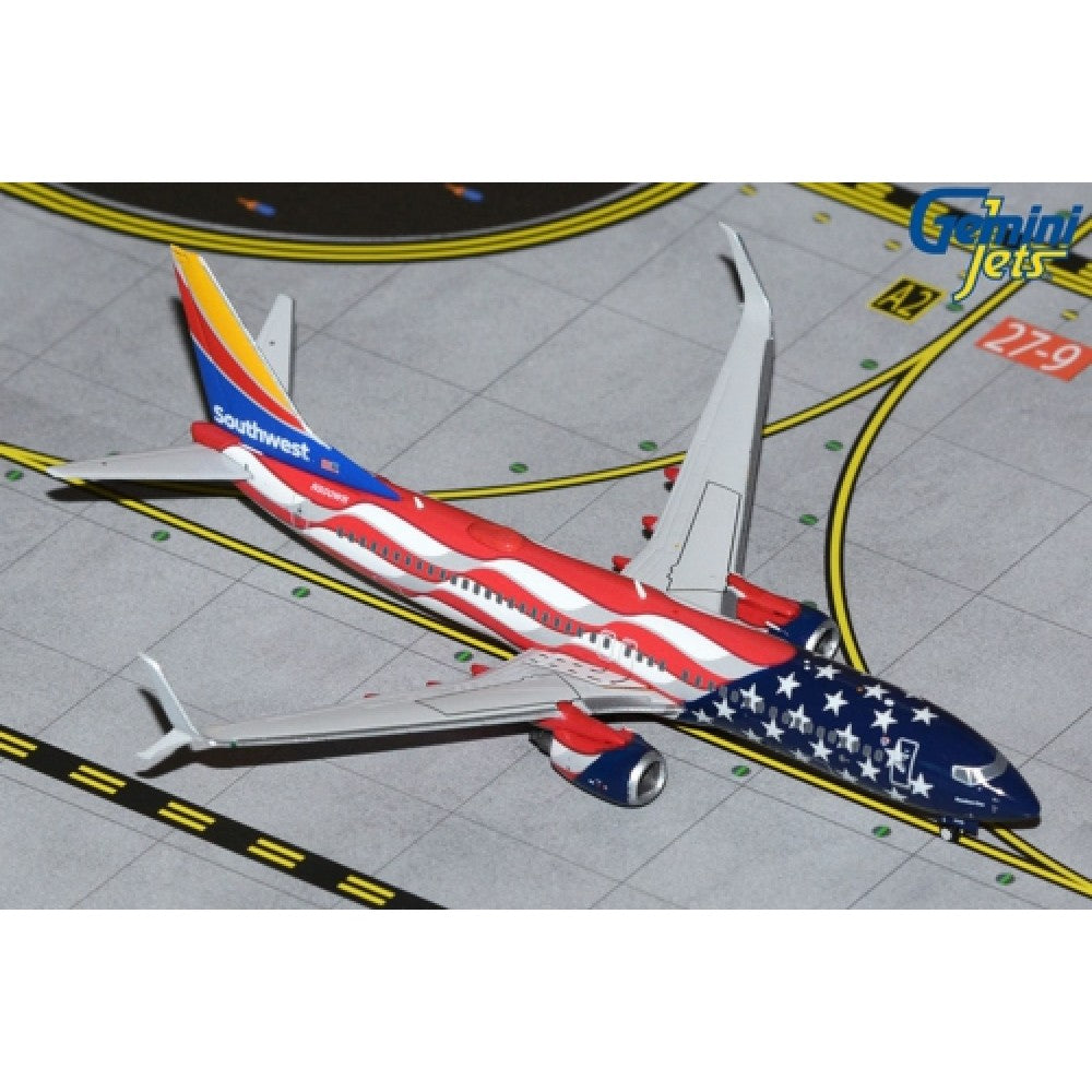 Available to Order – Southwest Airlines B737-800 Freedom One 1:400 Gemini Jets Model (GJSWA2039)