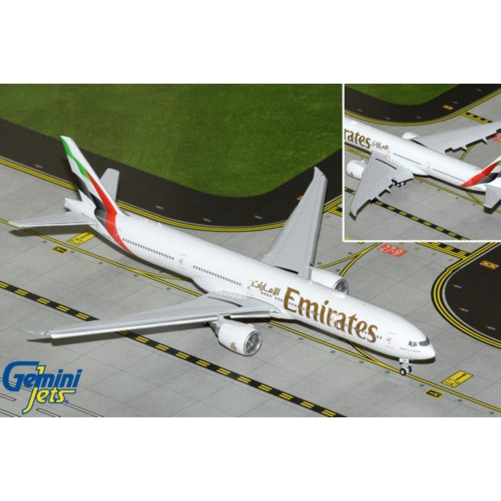 Available to Order – Emirates B777-300ER A6-EQH (flaps Down) 1:400 Gemini Jets Model (GJUAE2318F)