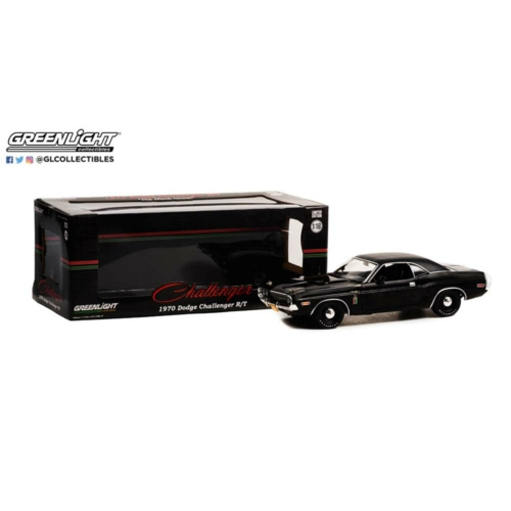 Available to Order – 1970 Dodge Challenger R/T 426 Hemi the Black Ghost 1:18 GreenLight Model (GL13614)