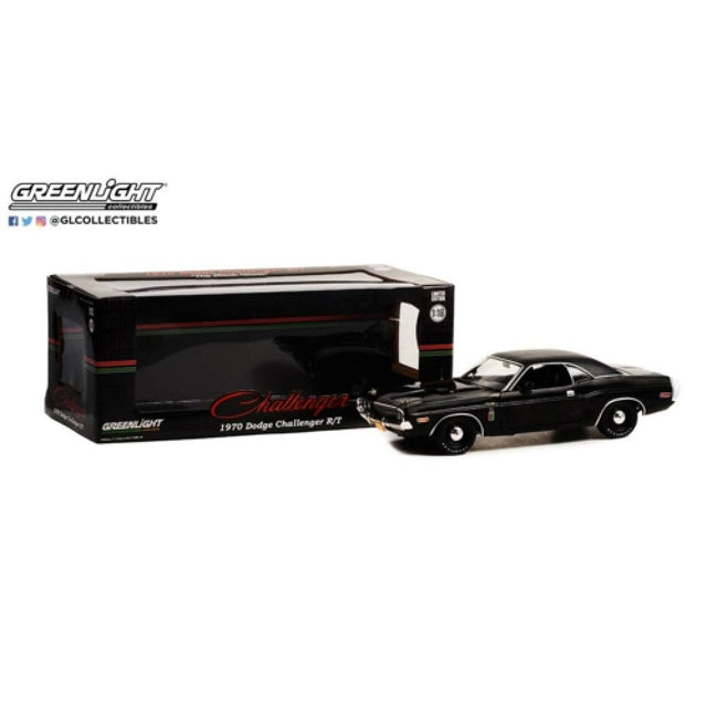 1970 Dodge Challenger R/T 426 Hemi the Black Ghost 1:18 GreenLight Model