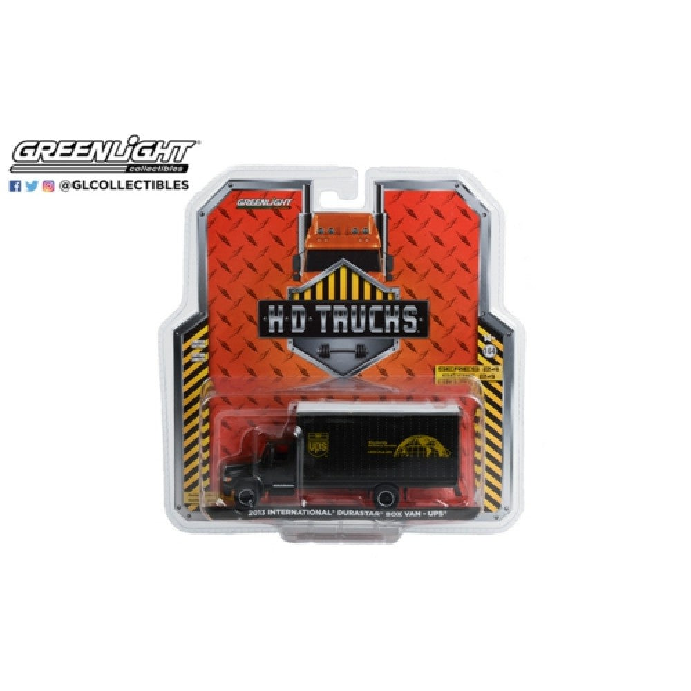 THIS ITEM IS AVAILABLE TO ORDER FROM OUR SUPPLIER - 1:64 GREENLIGHT GL33240-B H.D. TRUCKS SERIES 24 2013 INTERNATIONAL DURASTAR BOX VAN UPS