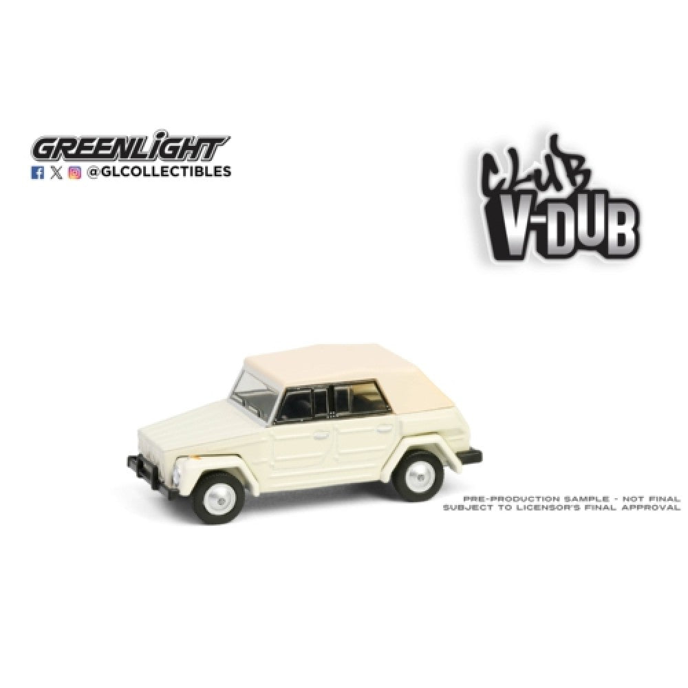 THIS ITEM IS AVAILABLE TO ORDER FROM OUR SUPPLIER - 1:64 GREENLIGHT GL36110-C CLUB VEE-DUB SERIES 20 - 1973 VOLKSWAGEN TYPE 181 - THE THING - BEIGE WITH TAN SOFT TOP