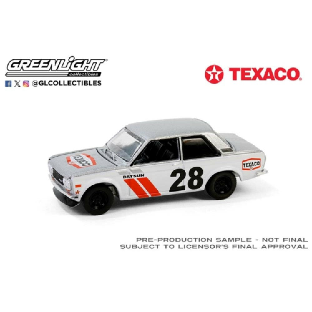 THIS ITEM IS AVAILABLE TO ORDER FROM OUR SUPPLIER - 1:64 GREENLIGHT GL41165-C TEXACO SPECIAL EDITION SERIES 1 - 1970 NISSAN DATSUN 510 WIDEBODY