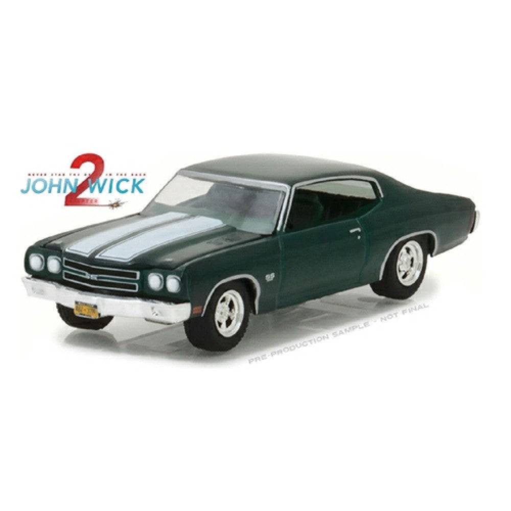 John Wick Chapter 2 (2017) 1970 Chevrolet Chevelle Ss 396 1:64 GreenLight (GL44780-F)