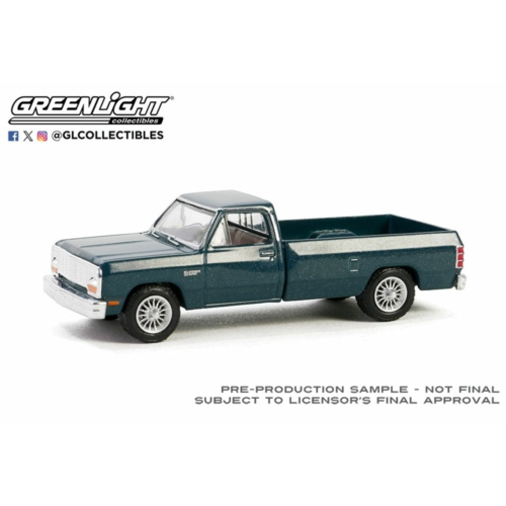 THIS ITEM IS AVAILABLE TO ORDER FROM OUR SUPPLIER - 1:64 GREENLIGHT GL48090-B DOWN ON THE FARM SERIES 9 - 1982 DODGE RAM W250 POWER RAM - MEDIUM SEASPRAY GREEN METALLIC SOLID PACK