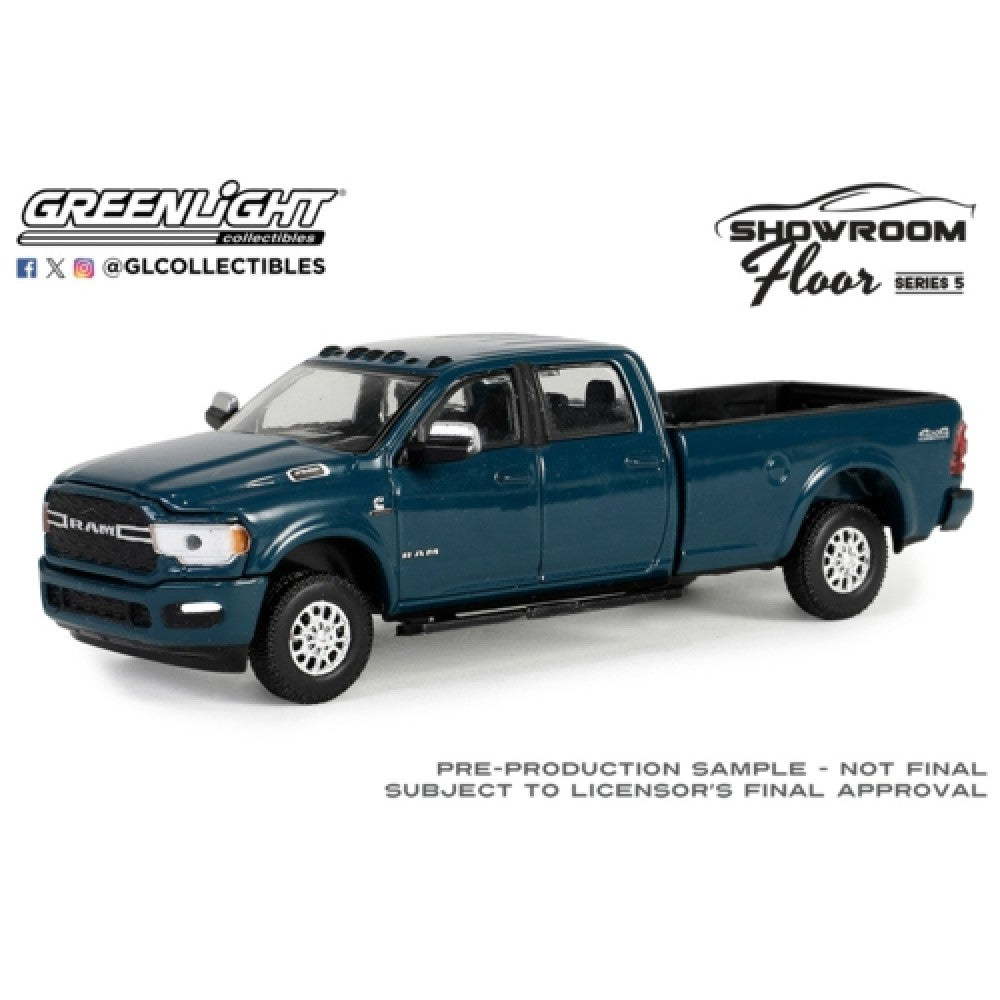 THIS ITEM IS AVAILABLE TO ORDER FROM OUR SUPPLIER - 1:64 GREENLIGHT GL68050-A SHOWROOM FLOOR SERIES 5 - 2023 RAM 2500 BIGHORN SPORT APPEARANCE PACKAGE AND OFF-ROAD PACKAGE - PATRIOT BLUE PEARL SOLID PACK