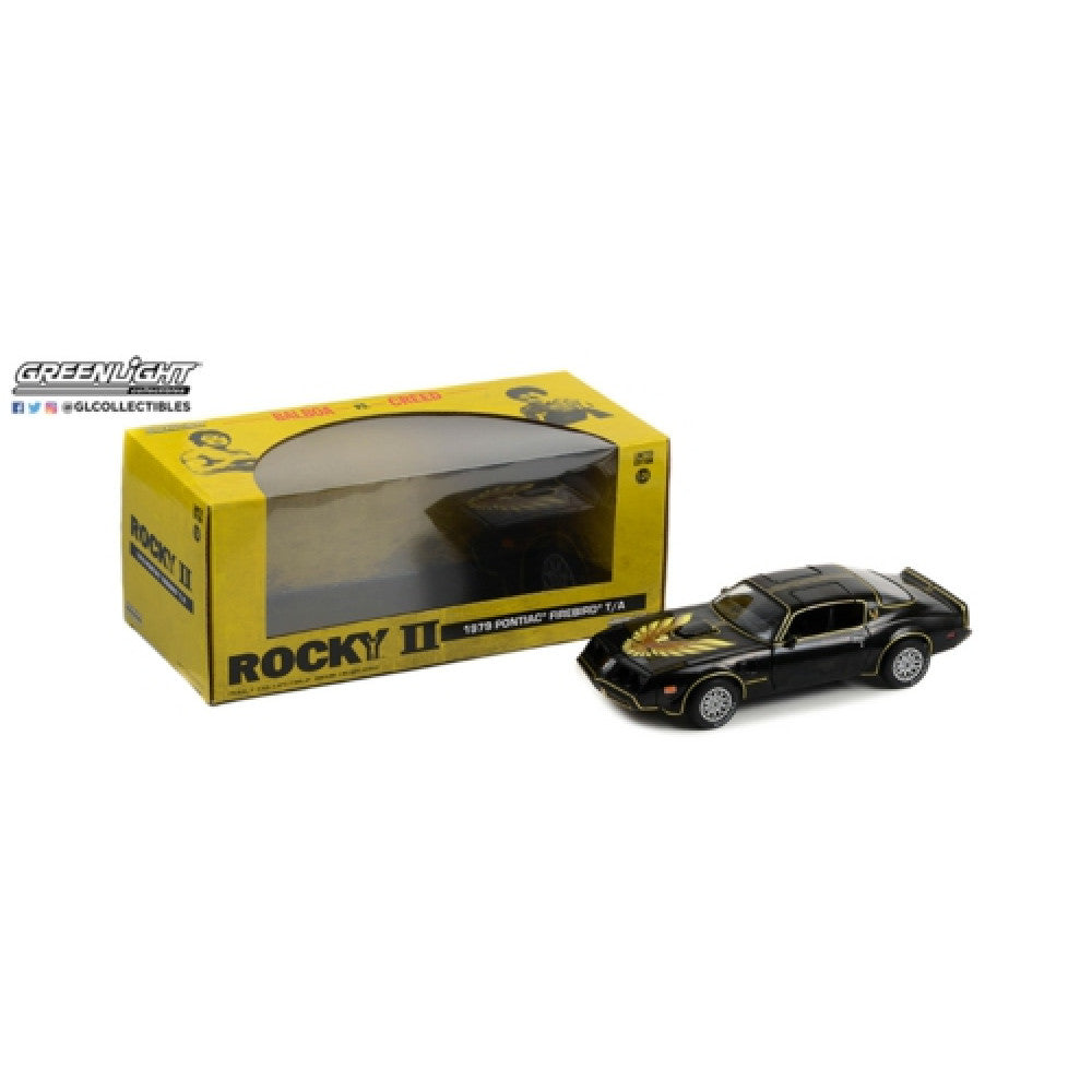 Available To Order – GL84171 - 1:24 ROCKY II (1979) 1979 PONTIAC FIREBIRD TRANS AM GREENLIGHT Model (GL84171)