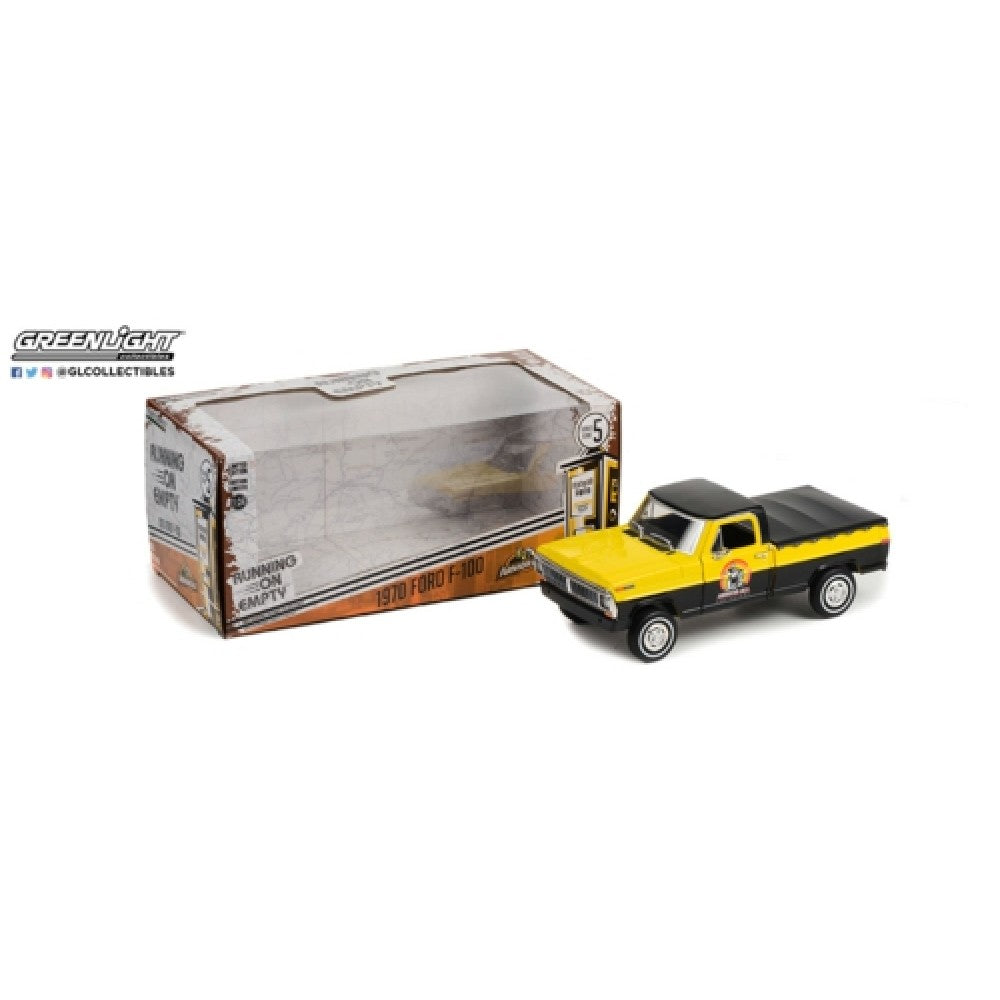 THIS ITEM IS AVAILABLE TO ORDER FROM OUR SUPPLIER - 1:24 GREENLIGHT GL85063 RUNNING ON EMPTY SERIES 5 1970 FORD F-100 WITH BED COVER ARMOUR ALL