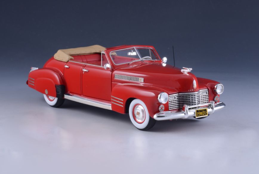 Available To Order – Cadillac Series 62 Sedan 1941 Convertible Red Open Top 1:43 (GLM 119201)
