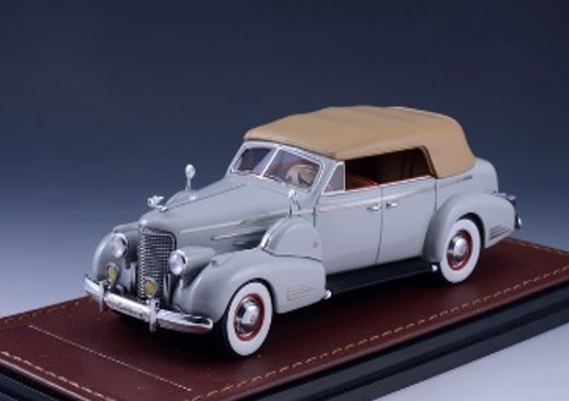 Available To Order – Cadillac V16 Series 90 Fleetwood Sedan 1938 Convertible Grey Closed top 1:43 (GLM 124504)