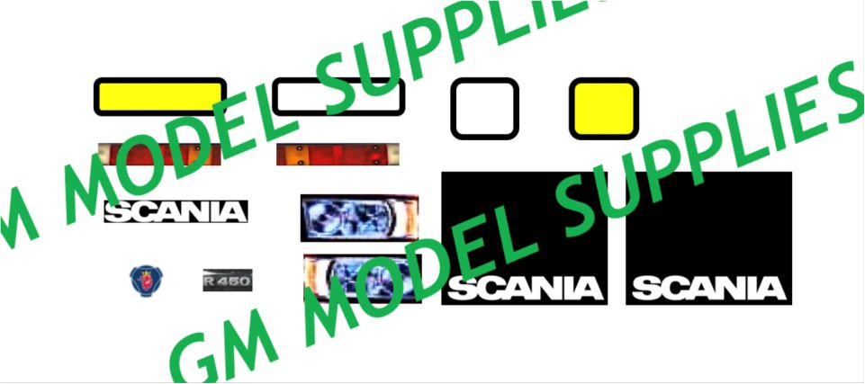 Available To Order – Scania Cab Conversion Kit Detailing Kit 1:76 (GMS D032)