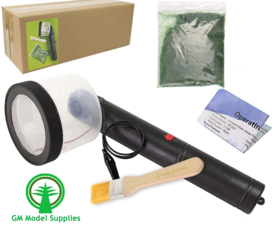 Available To Order – Static Grass Battery Flocking Machine Set (GMS FM001)