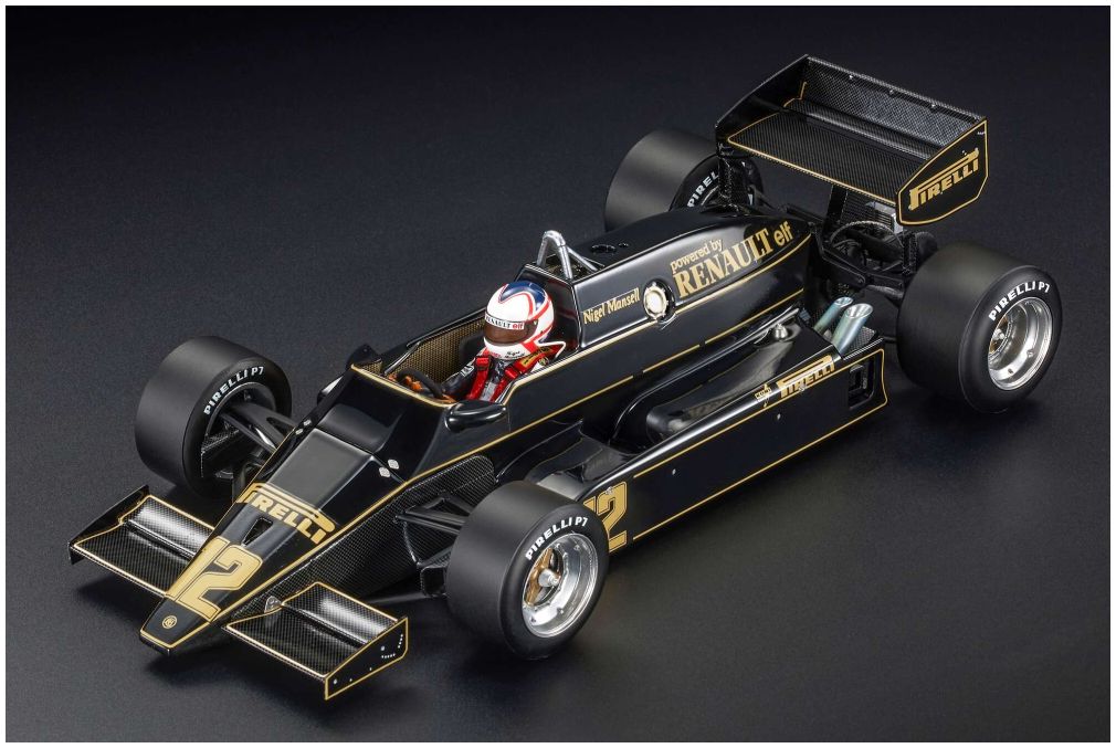 Available to Order – Lotus 93T #12 Nigel Mansell Test 1983 w/Driver 1:18 (GPR 141BWD)