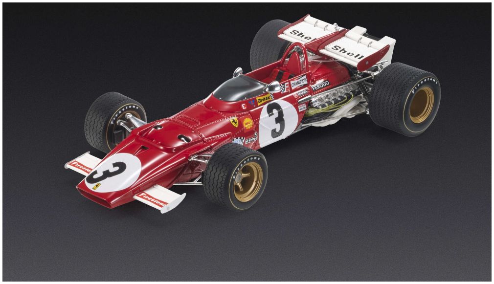 Available To Order – Ferrari 312B 1970 #3 Jacky Ickx Winner Mexico GP 1970 1:18 (GPR 154A)