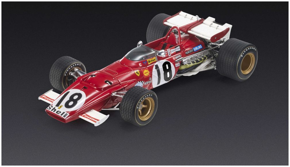 Available To Order – Ferrari 312B 1970 #18 Jacky Ickx Winner Canadian GP 1970 1:18 (GPR 154E)