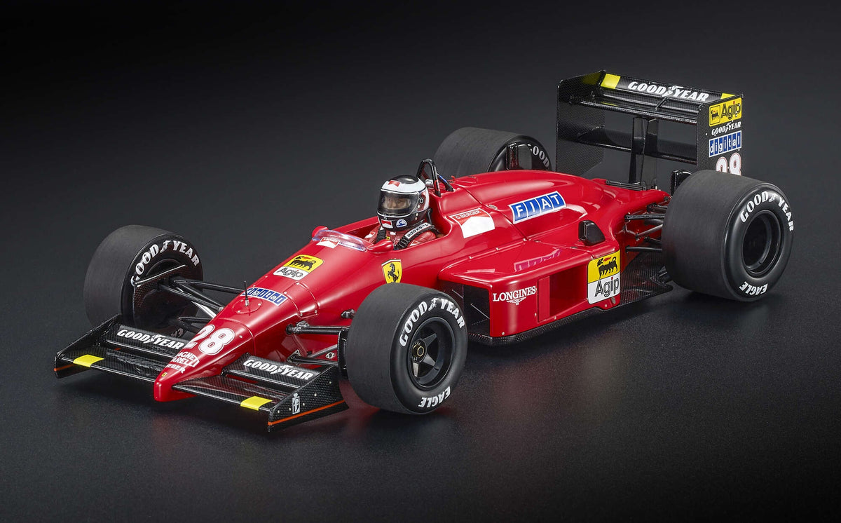 Ferrari F1-87 #28 Gerhard Berger Winner Japan GP 1987 w/Driver 1:18 GP Replicas Model