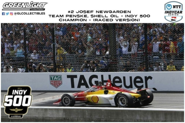 Available to Order – NTT Indycar Series 2023 #2 J.Newgarden Penske Shell Oil 2023 Indy 500 Champion 1:18 (GRE 11222)