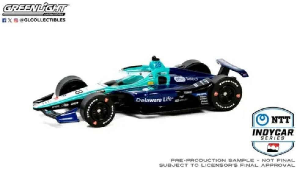 Available to Order – NTT Indycar Series 2024 #28 Marcus Ericsson/Andretti Autosport 1:64 (GRE 11600)