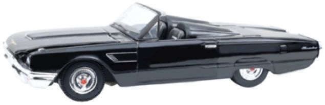 Available to Order – Ford Thunderbird w/Tonneau Cover 1965 Black Bandit Series 30 1:64 (GRE 28170E)