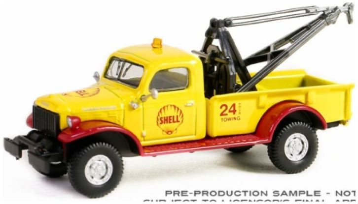 Dodge Power Wagon Wrecker 1949 Shell Oil Special Edition Series 2 1:64 GreenLight Model