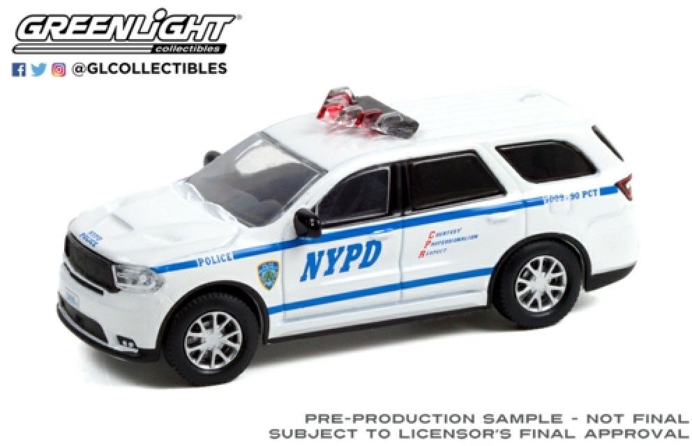 Dodge Durango New York City Police Dept NYPD 2019 1:64 – diecast model