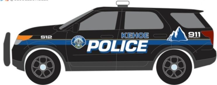 Available to Order – Ford Police Interceptor Utility 2013 Kehoe Police Dept Colorado Cold Pursuit 1:64 GreenLight Model (GRE 62010F)