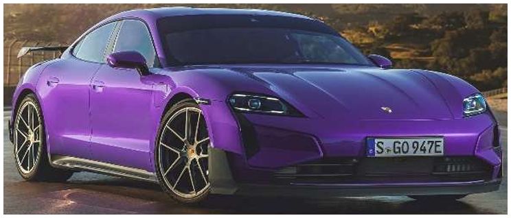 Available to Order – Porsche Taycan Turbo GT Purple Sky Metallic 2023 1:18 (GTS 520)