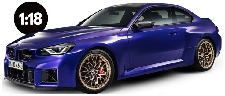 Available To Order – BMW M2 CS Blue 2025 1:18 GT Spirit Model (GTS 552)