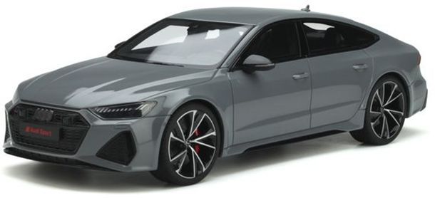 Available To Order – Audi RS 7 Sportback Nardo Grey 1:18 GT Spirit Model (GTS 823)