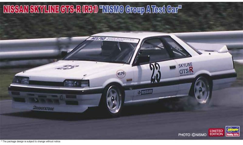 Available to Order – Nissan Skyline GTS-R (R31) Nismo Group A Test Car 1:24 (HAS 20549)