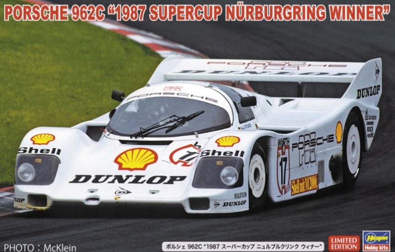 Available to Order – Porsche 962C 1987 Supercup Nurburgring Winner 1:24 (HAS 20603)