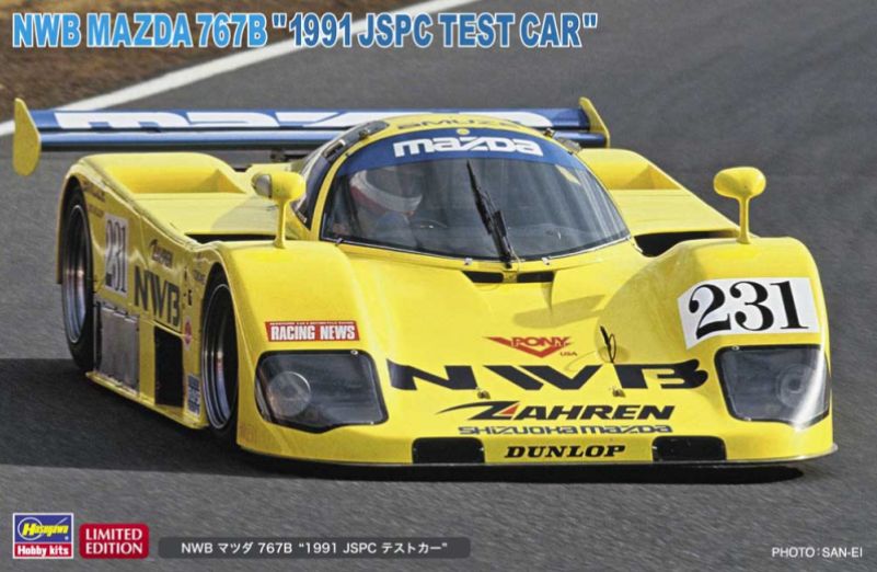 Available to Order – Mazda 767B NWB 1991 JSPC Test Car 1:24 (HAS 20632)