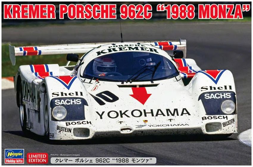 Available to Order – Kremer Porsche 962C Monza Kit 1988 1:24 (HAS 20662)