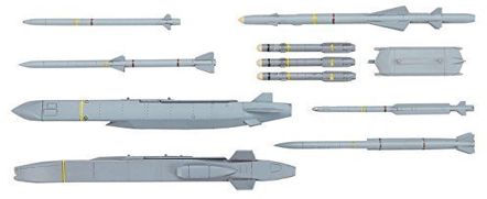 Available To Order – Europe Aircraft Weapons Set 1:72 Hasegawa Model (HAS X7215)