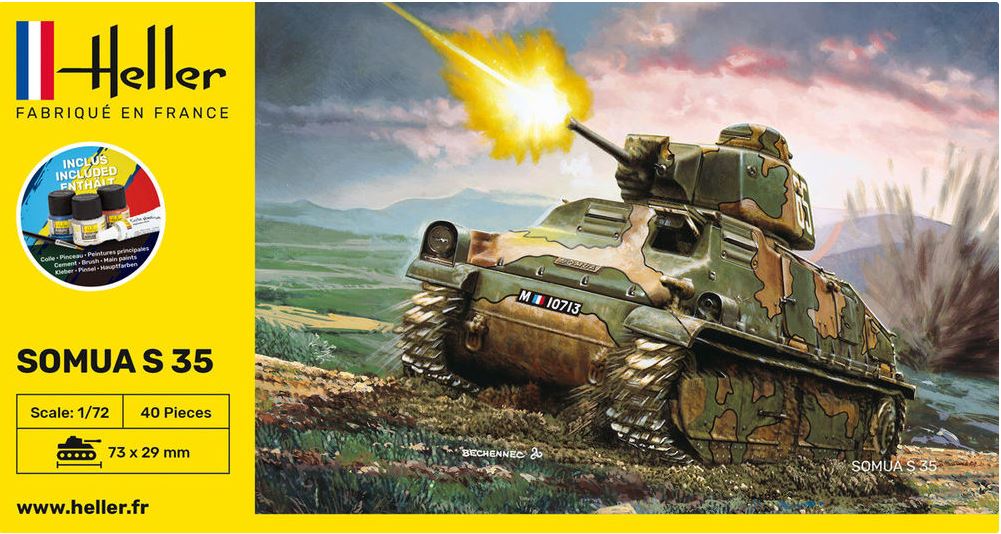 Available to Order – Somua S 35 1:72 (HEL 56875)